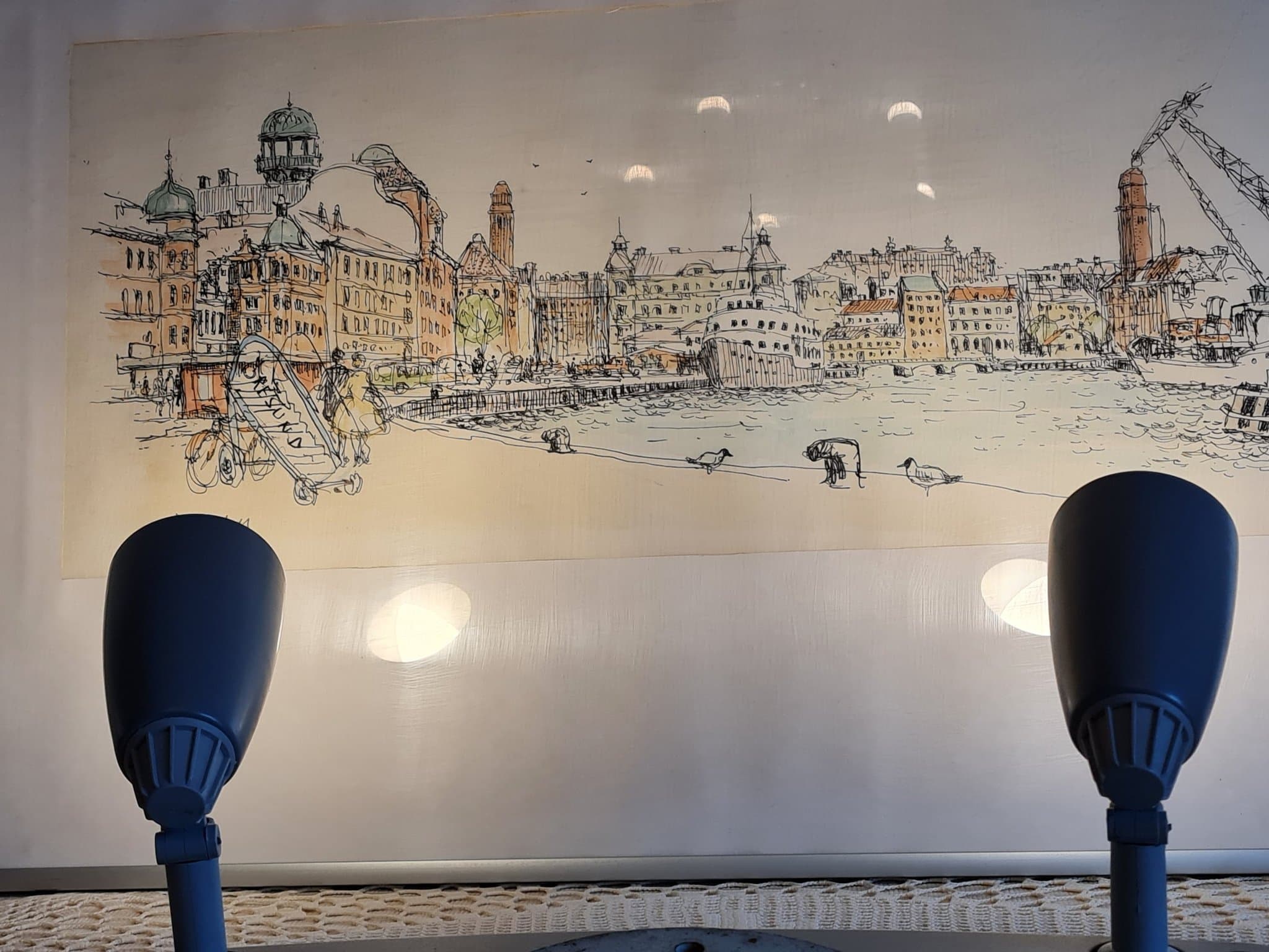 TVÅ IKEA SPOTLIGHTS V9721-1 Max / 2X25W / TAKSPOT MED 2 SPOTS GRÅ / ALU FÄRG