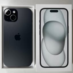 iPhone 15 128GB Svart - 94% Batterihälsa!