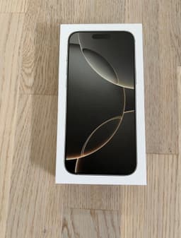 Ny Apple iPhone 16 Pro Max, 512 GB i obruten förpackning