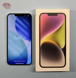 iPhone 14, 128 gb, Starlight, ok skick, 100% Batterihälsa