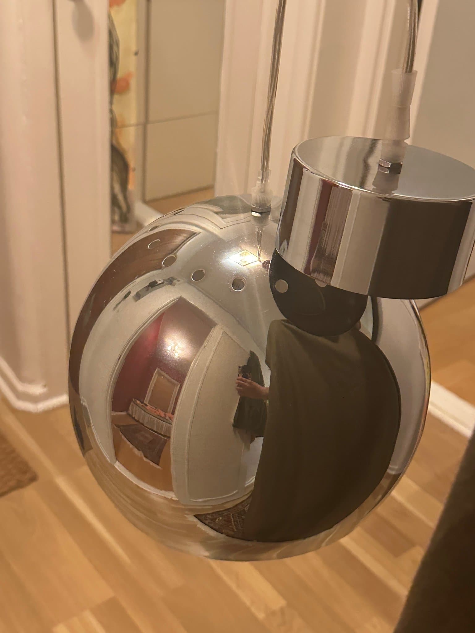 Taklampa - mirror ball Design Tom Dixon