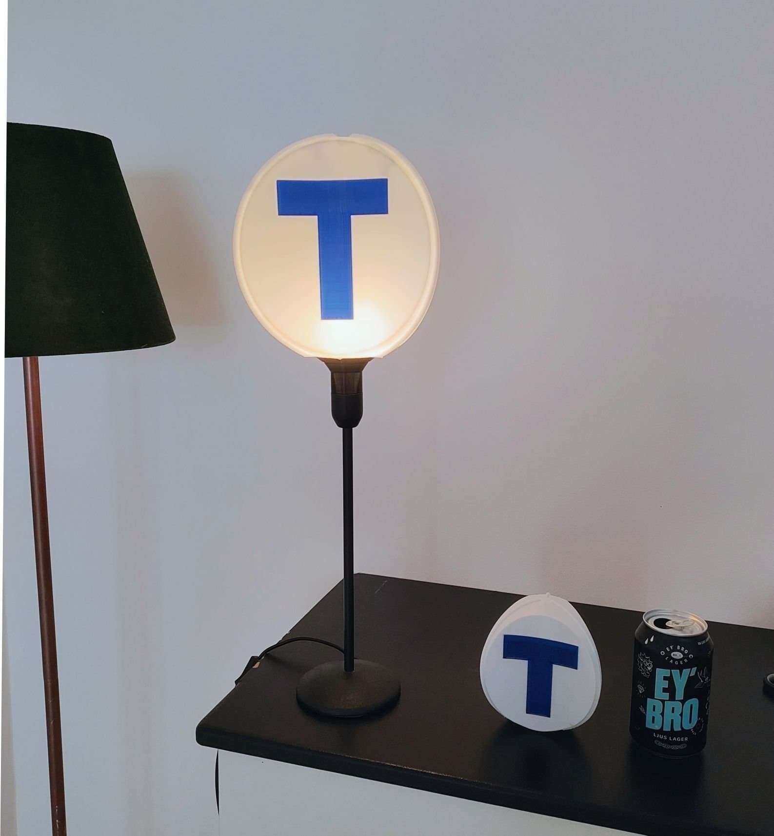 Fönsterlampa Tunnelbana