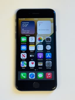iPhone SE 3nd. 2022 64GB Midnatt Grade A, Batterihälsa 100%