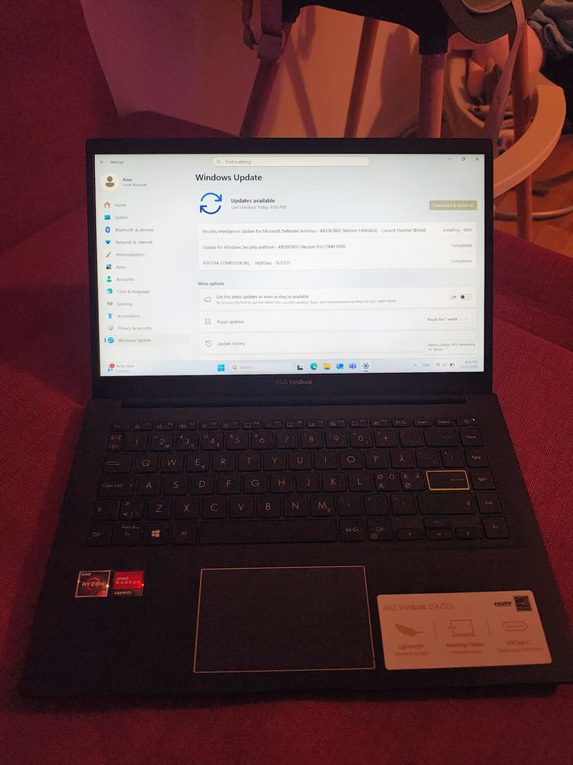 Asus Vivobook S 14 D3407KA-SF024W 14" Ryzen AI 7 350