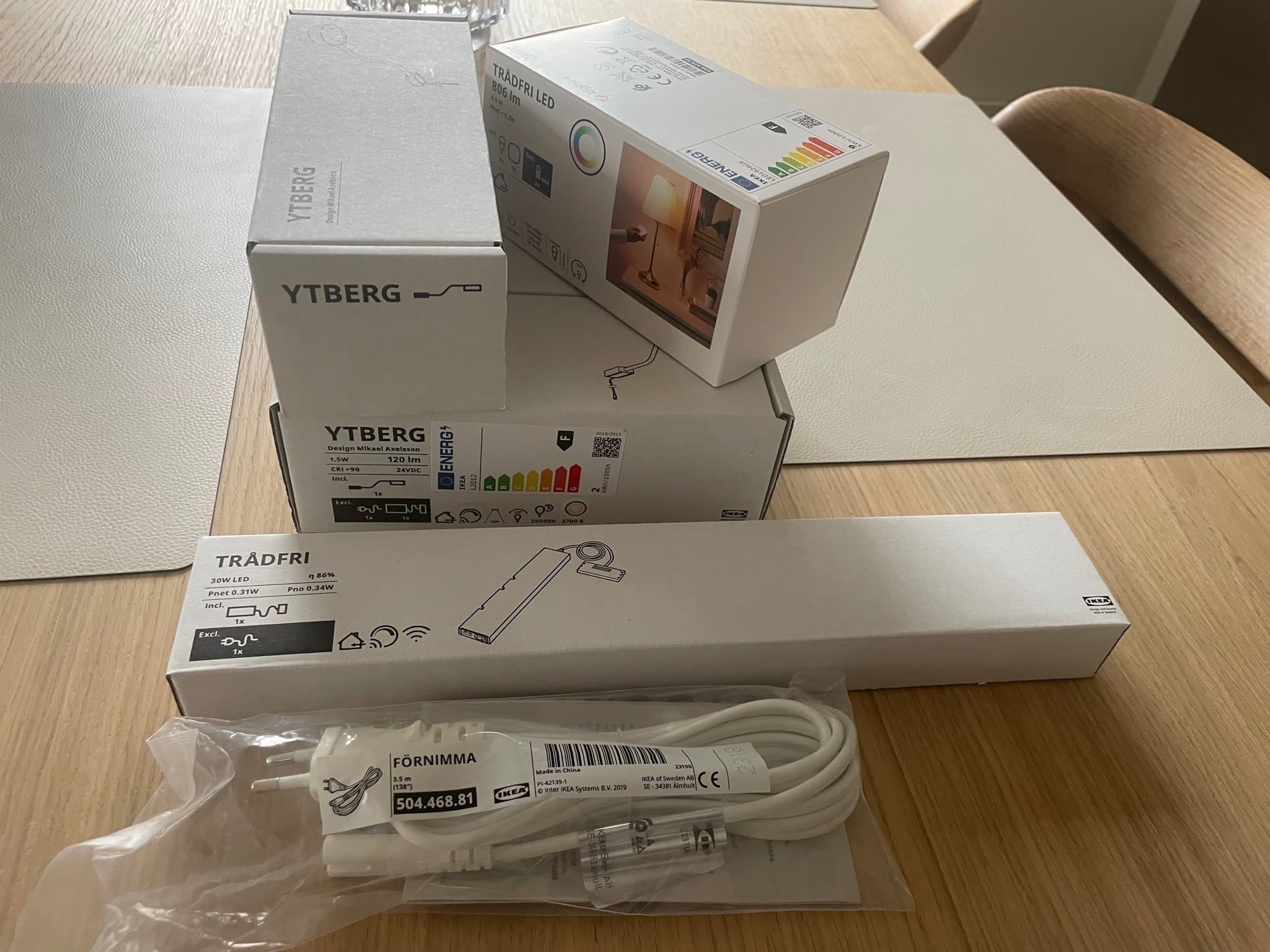 IKEA Ytberg, Trådfri, Förnimma