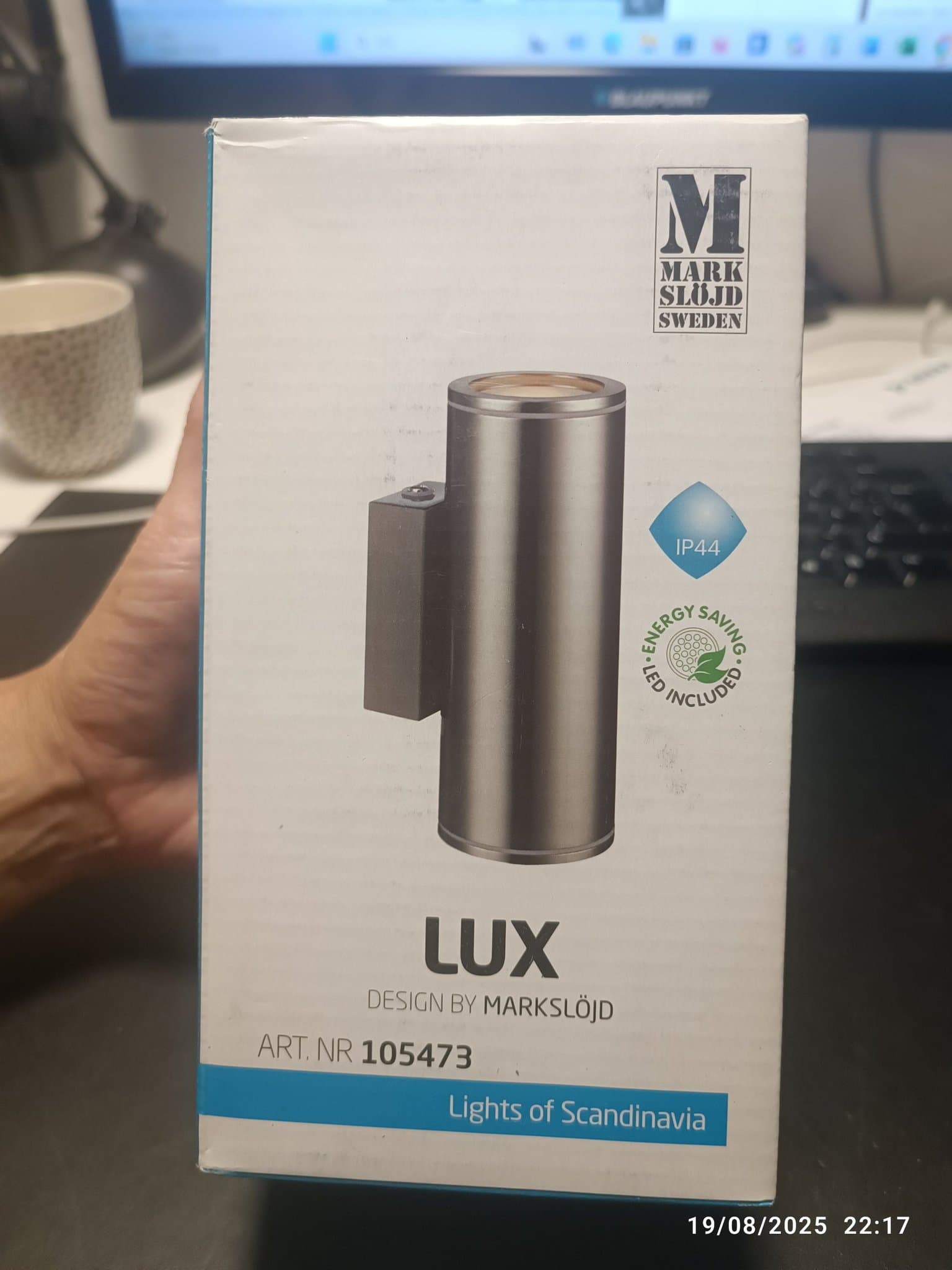 2 st Markslöjd utebelysning "Lux"