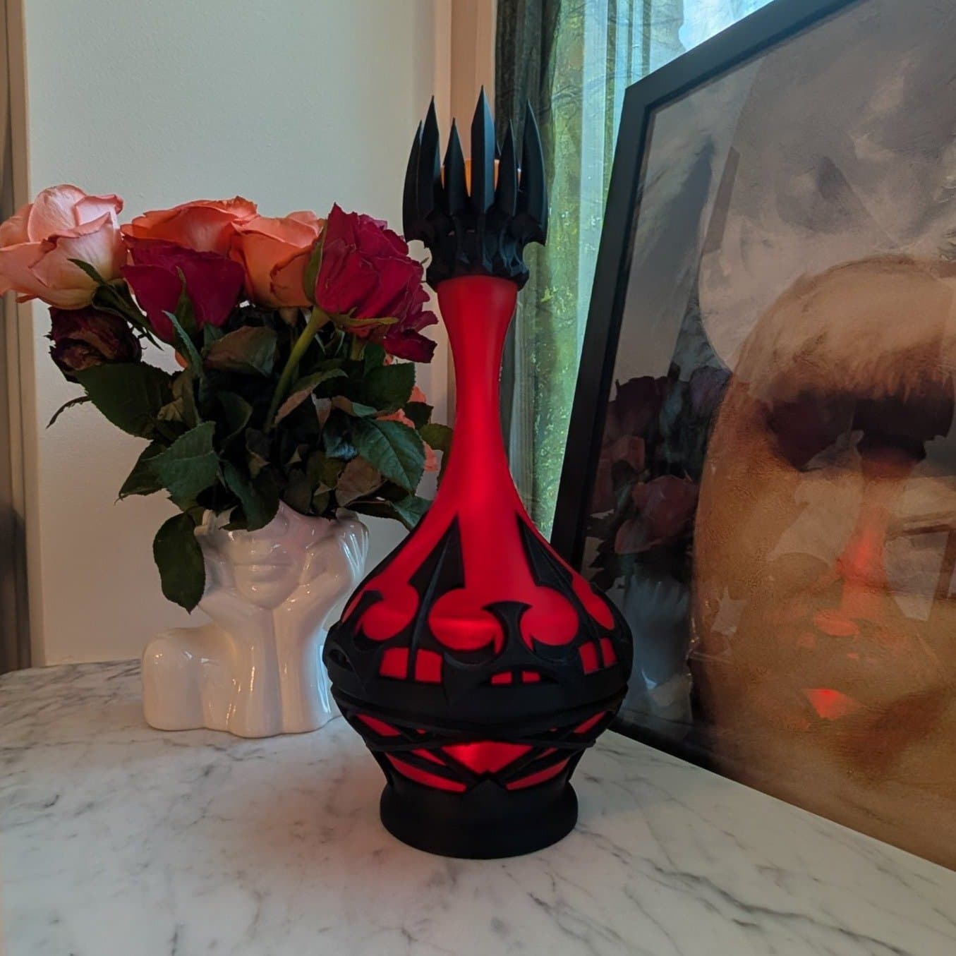 Dekorativ nattlampa / mysbelysning, Potion Bottle (egen design, Blood Magic)