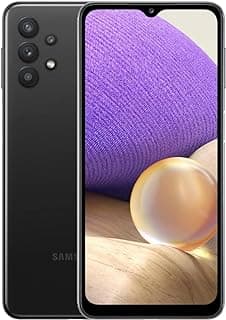 Samsung Galaxy A32 5G, smarttelefon, 128 GB, 4 GB RAM, dual SIM, svart (Renoverad)
