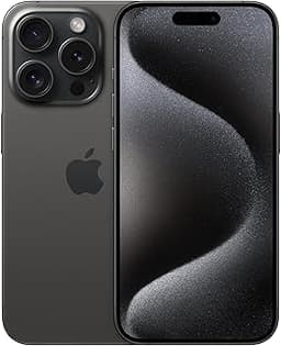 Apple iPhone 15 Pro (128 GB) - svart titan (Renoverad)