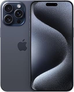Apple iPhone 15 Pro Max (256 GB) - blått titan (Renoverad)
