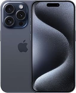 Apple iPhone 15 Pro (256 GB) - blått titan (Renoverad)