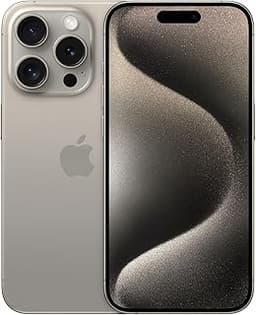 Apple iPhone 15 Pro (128 GB) - naturligt titan (Renoverad)