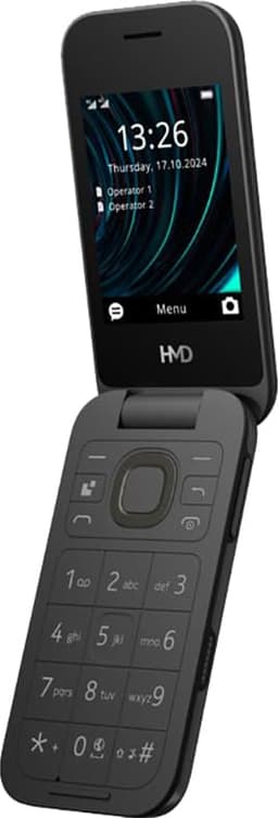 HMD 2660 mobiltelefon (svart) - Nyskick - i originalförpackning