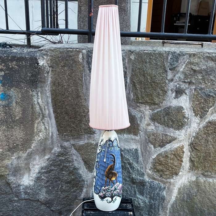 Golvlampa i keramik - trol. Alingsås Keramik
