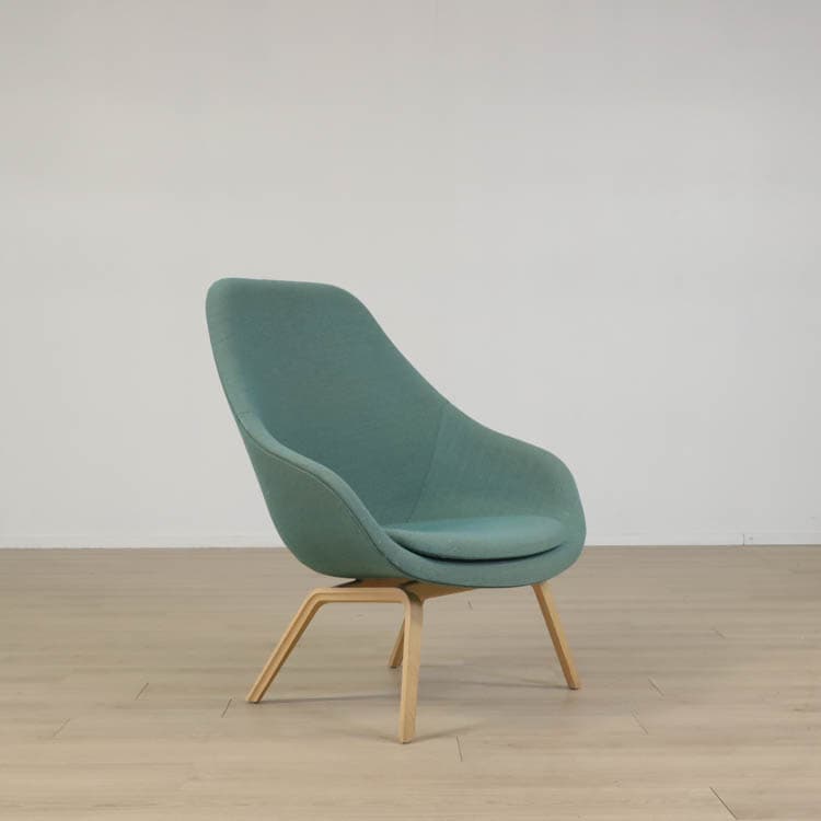 Fåtölj About A Lounge - Grön/brun