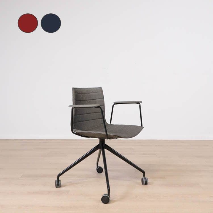 Konferensstol Catifa 46 Trestle  Swivel  - Grå utan armstöd