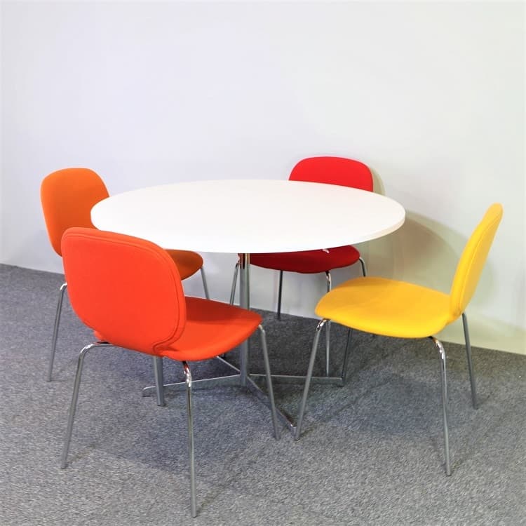 Stol ALIS R/4L - Röd-Orange