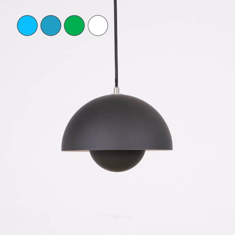 Taklampa Flowerpot VP1 - Svart