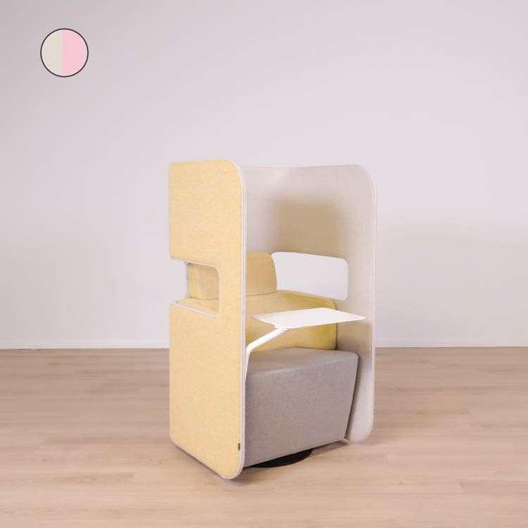 Fåtölj PodSeat  - Rosa/Grå