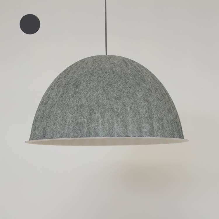 Taklampa Under the bell  - Grå
