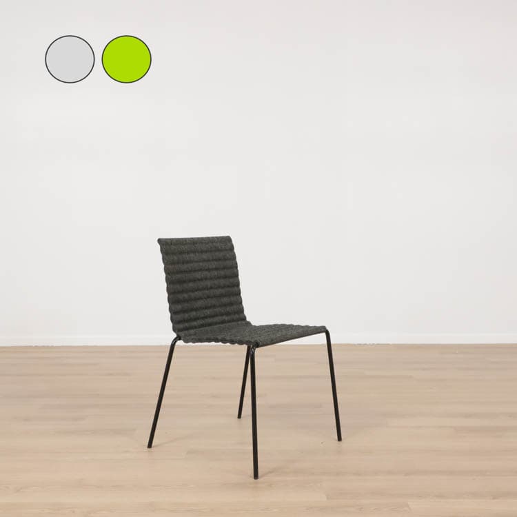 Konferensstol Rib  - Ljusgrå