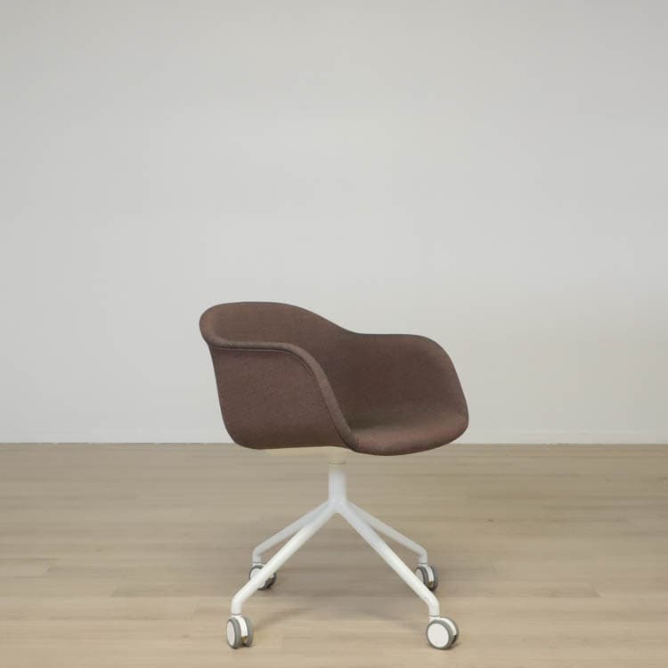 Konferensstol Fiber Armchair Swivel Base - Brun