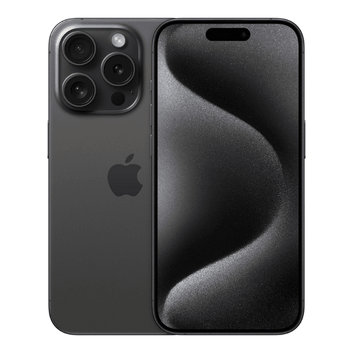 Refurbished Apple iPhone 15 Pro Black Titanium 256GB Excellent