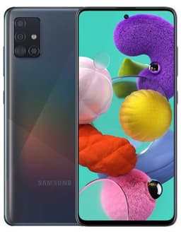 Refurbished Samsung Galaxy A51 - Prism Crush Black 128GB Fair