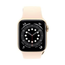 Apple Watch Series 6 GPS 40mm Aluminium gold Sportarmband Sandrosa
