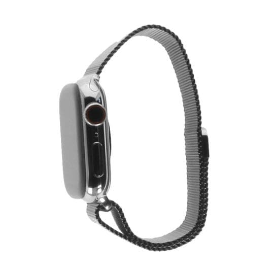 Apple Watch Series 7 GPS + Cellular 41mm Edelstahl silber Milanaise-Armband silber