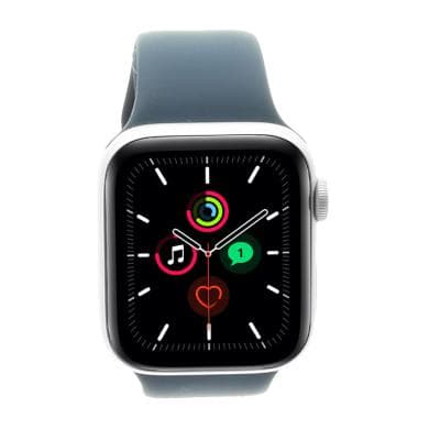 Apple Watch SE GPS + Cellular 44mm Aluminium silber Sportarmband abyssblau