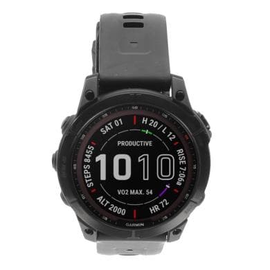 Garmin Fenix 7 Sapphire Solar 47mm schwarz DLC titan/schwarz (010-02540-35) schwarz