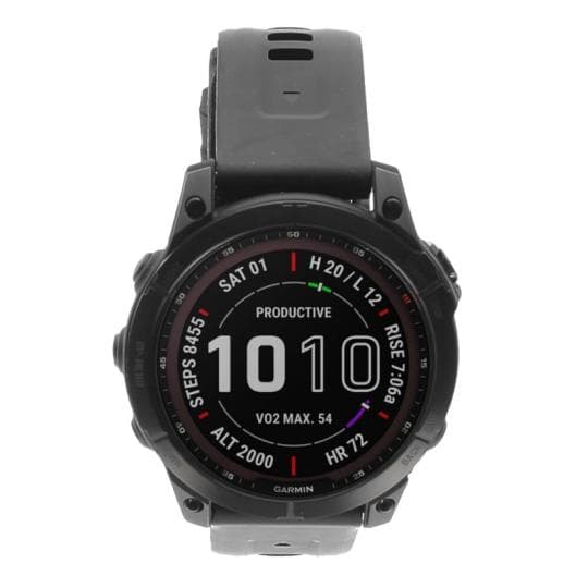Garmin Fenix 7 Sapphire Solar 47mm schwarz DLC titan/schwarz (010-02540-35) schwarz