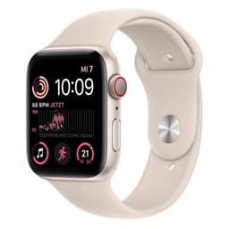 Apple Watch SE 2 GPS + Cellular 44mm Aluminium polarstern Sportarmband