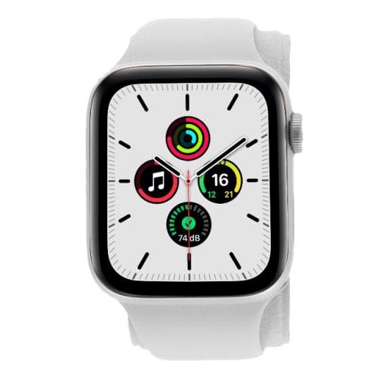 Apple Watch SE 2 GPS 44mm Aluminium Sportarmband silber