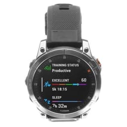 Garmin Epix Gen 2 47mm schiefergrau/silber QuickFit-Silikonarmband (010-02582-01)