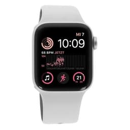 Apple Watch SE 2 GPS + Cellular 40mm Aluminium silber Sportarmband weiß