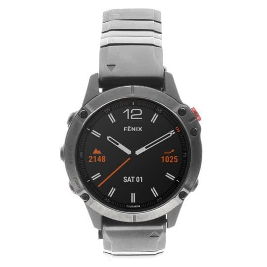 Garmin Fenix 6 Pro 47mm Solar DLC titan/grau (010-02410-23)