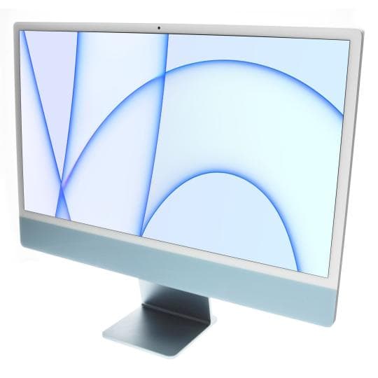 Apple iMac 24" 4.5K Display (2021) M1 Chip 8-Core CPU | 8-Core GPU 256 GB SSD 8 GB blau