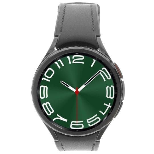 Samsung Galaxy Watch6 Classic schwarz 47mm LTE Hybrid Eco-Leather Band schwarz