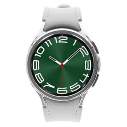 Samsung Galaxy Watch6 Classic silver 43mm Bluetooth Hybrid Eco-Leather Band silver