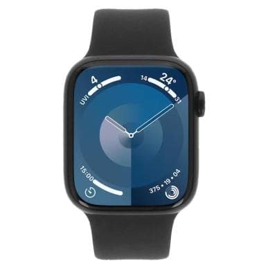 Apple Watch Series 9 GPS 45mm Aluminium mitternacht Sportarmband mitternacht S/M