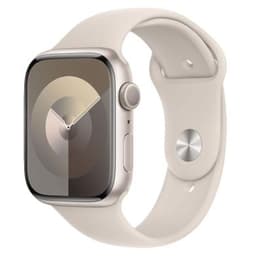 Apple Watch Series 9 GPS 41mm Aluminium polarstern Sportarmband polarstern S/M