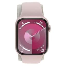 Apple Watch Series 9 GPS + Cellular 45mm Aluminium rosé Sportarmband hellrosa M/L