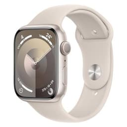 Apple Watch Series 9 GPS + Cellular 45mm Aluminium polarstern Sportarmband polarstern M/L