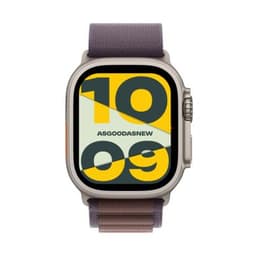 Apple Watch Ultra 2 GPS + Cellular 49mm Titan natur Alpine Loop indigo L