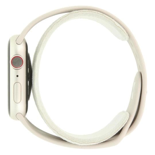 Apple Watch Series 9 GPS + Cellular 45mm Aluminium polarstern Sportarmband polarstern S/M