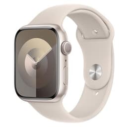 Apple Watch Series 9 GPS 45mm Aluminium polarstern Sportarmband polarstern M/L