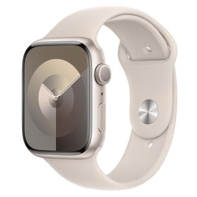 Apple Watch Series 9 GPS 45mm Aluminium polarstern Sportarmband polarstern M/L