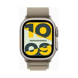 Apple Watch Ultra 2 GPS + Cellular 49mm Titan natur Alpine Loop oliv L